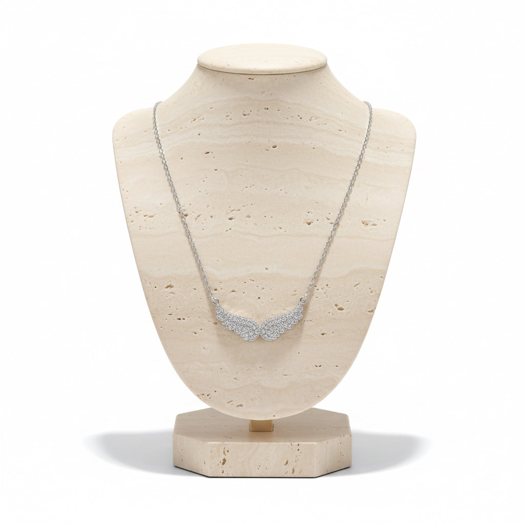 NECKLACE - ANGEL WINGS - SILVER